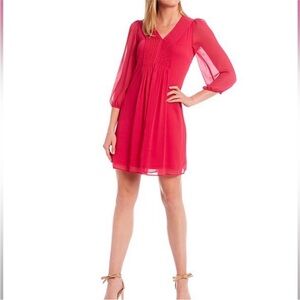 Calvin Klein Vibrant Red Mini Dress